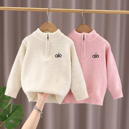 女童2025秋冬新款加绒毛衣