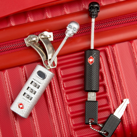 TSA海關密碼鎖行李箱小掛鎖背包柜子抽屜迷你防盜鎖出國旅行用品圖片