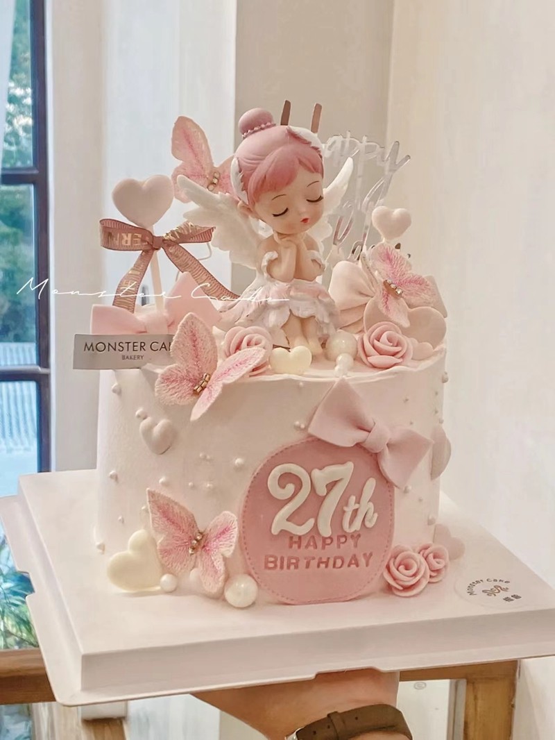 粉色系少女心贝拉小公主天使蛋糕装饰摆件小仙女女孩生日烘焙插件,节庆用品/礼品,节日装扮用品,淘宝优惠券,粉丝福利购,淘宝优惠卷