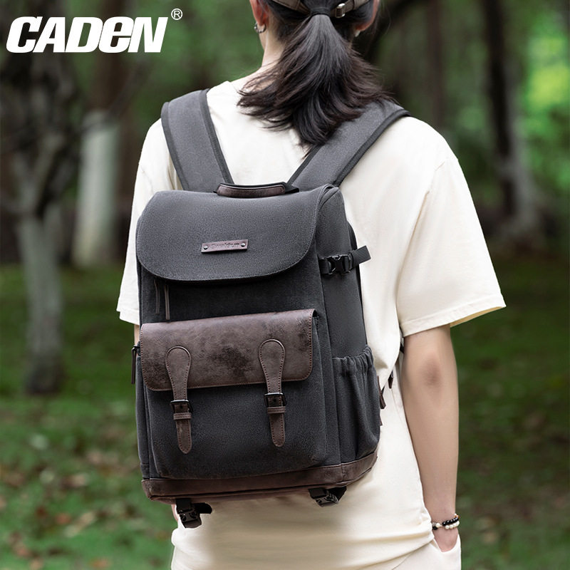 CADeN卡登复古包帆布相机双数码相机包