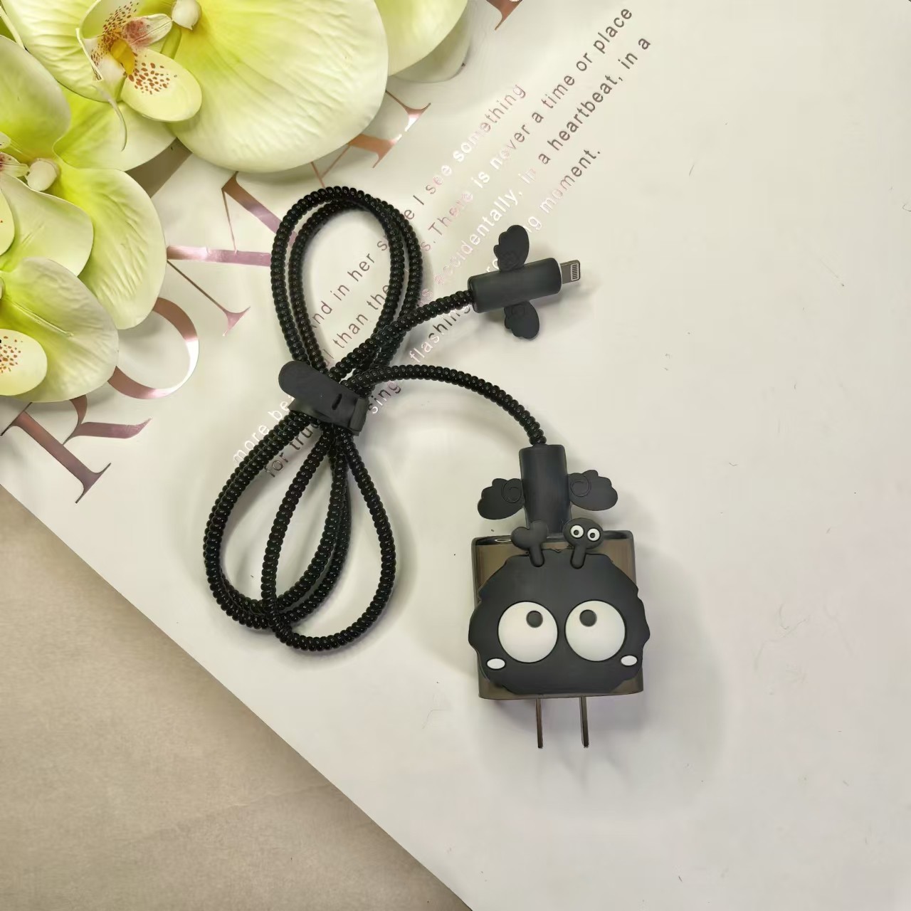 适用苹果16数据线保护套iPhone12 131415PM快充20W充电器线保护套