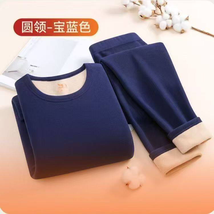 冬季保暖内衣服套装上衣加绒加厚保暖裤防寒特厚男女发热秋衣球裤