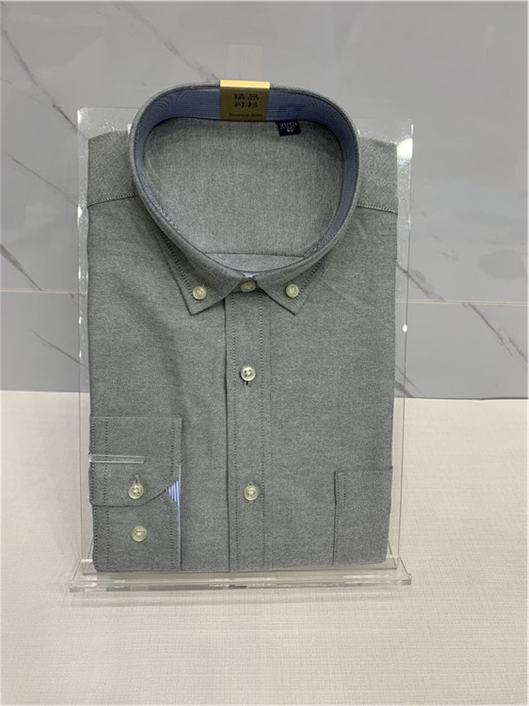 铭盛缘夏季商务牛津纺长袖衬衫