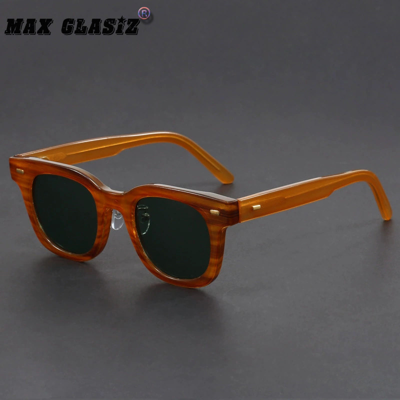 日式复古厚框防紫外线太阳镜墨镜