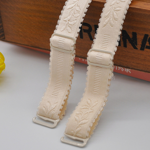 提花肩带调整型肩带防滑双肩带蕾丝花边弹力内衣松紧带文胸胸罩带