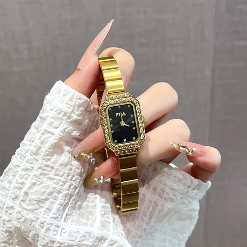 FILA斐乐手表女款轻奢小众高级感小方糖女士腕表女友闺蜜生日礼物