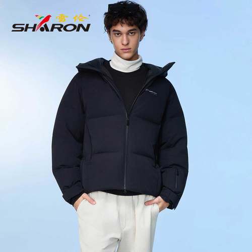 雪伦男士面包服2025新款