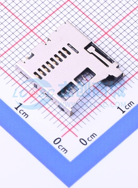 HYCW13-TF09-205B Micro SD TF 卡座 自弹式 内焊 常开型