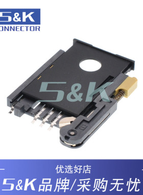 A卡 自弹SIM卡座 SIM卡座抽屉式 KF-016 SIM卡槽 SIM900A GPS卡座