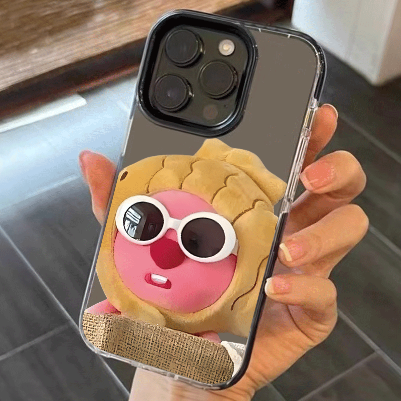 墨镜露比黑色框新款高级感高档tpu透明外壳16苹果15promax手机壳iPhone14防摔13硅胶12简约8高颜值11保护壳XR