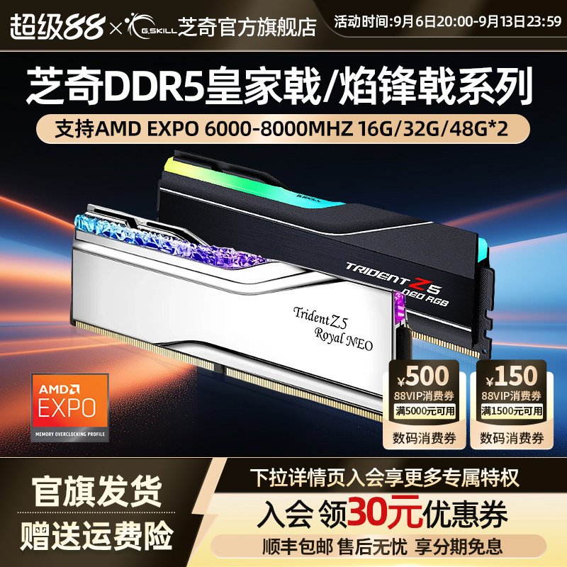 芝奇内存条gskillddr5台式机图片