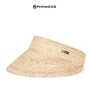 FORKICKS草绳编织空顶太阳帽遮阳帽女夏季草帽时尚百搭遮阳帽FK92