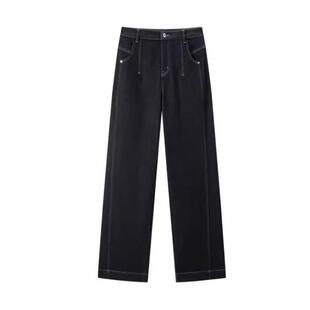 太平鸟女装2025冬商场同款专柜正品牛仔长裤A1HAF4362-599