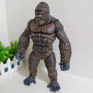 金刚骷髅岛大猩猩金刚怪兽软胶奥特曼玩具关节可动手办模型公仔