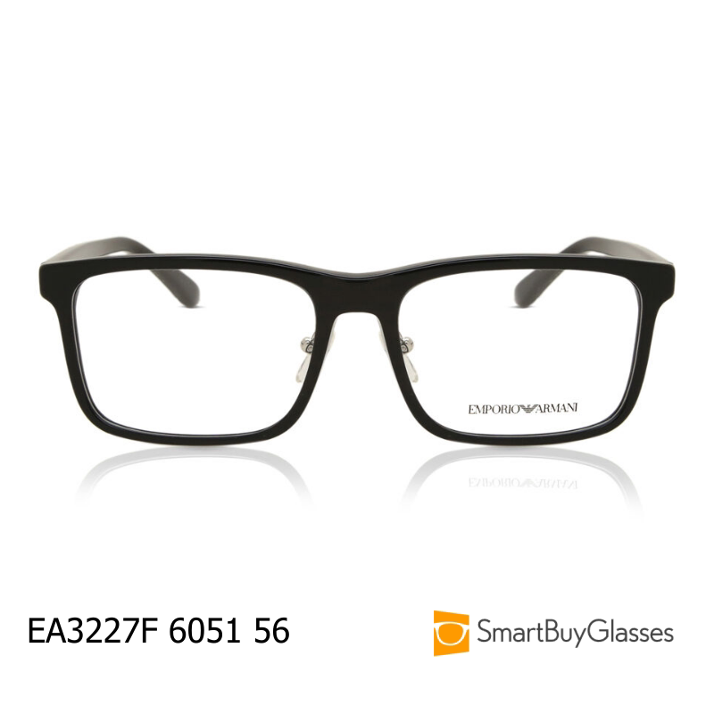 阿玛尼黑色板材方框眼镜架男女时尚经典光学镜框 EA3227F