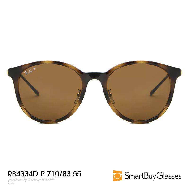 RayBan/雷朋太阳眼镜中性简约圆框墨镜 RB4334D