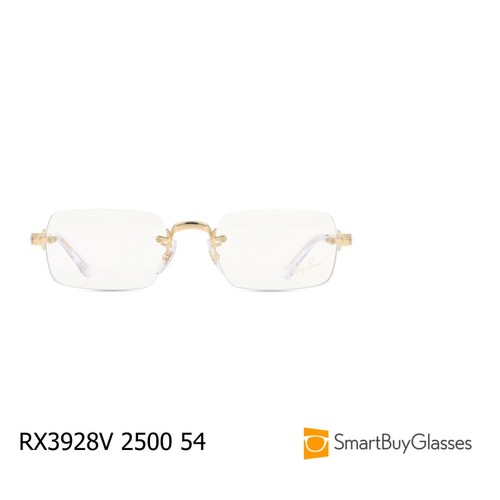 Rayban雷朋无边框方形金属镜架
