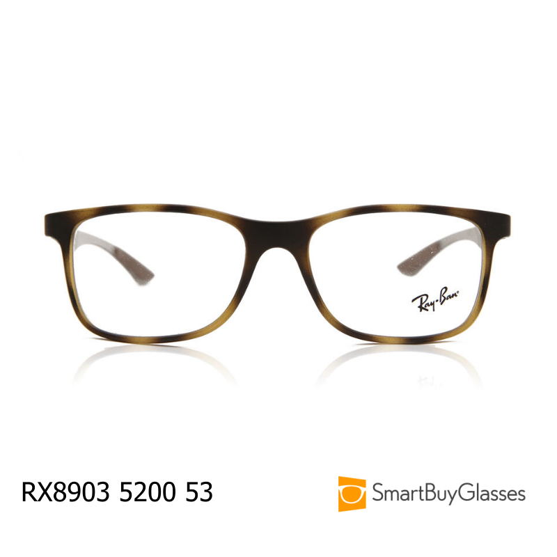 Ray-Ban/雷朋 光学眼镜中性框架眼镜男女简约方框镜架 RX8903