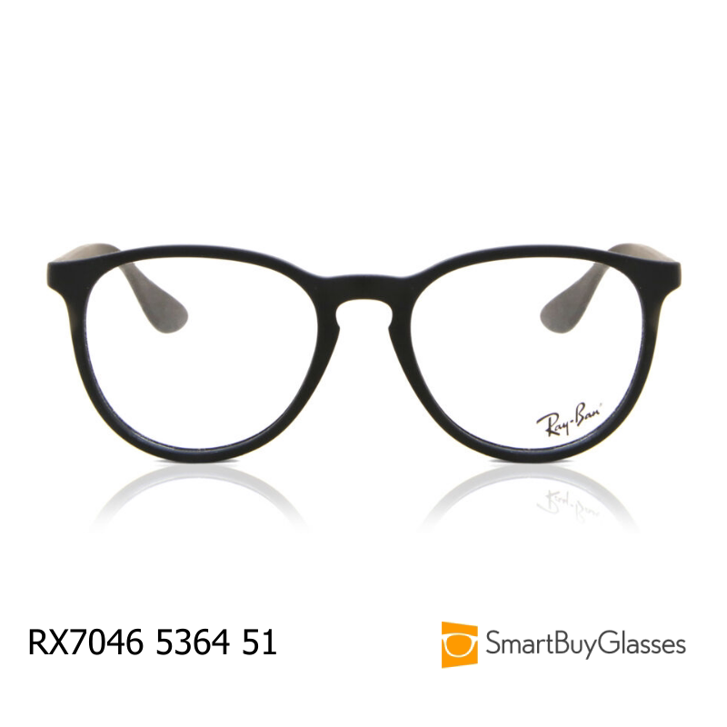 rayban眼镜雷朋镜框全框椭圆款镜架 RX7046