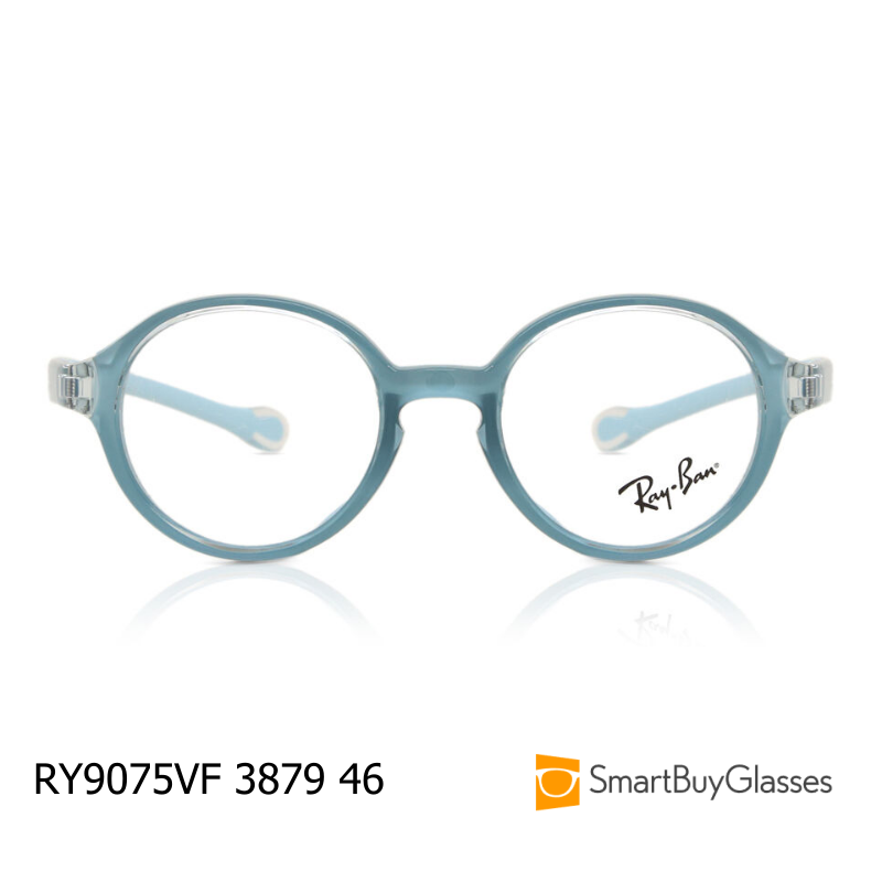 Ray-Ban雷朋蓝色圆框眼镜架男女复古超轻近视镜框