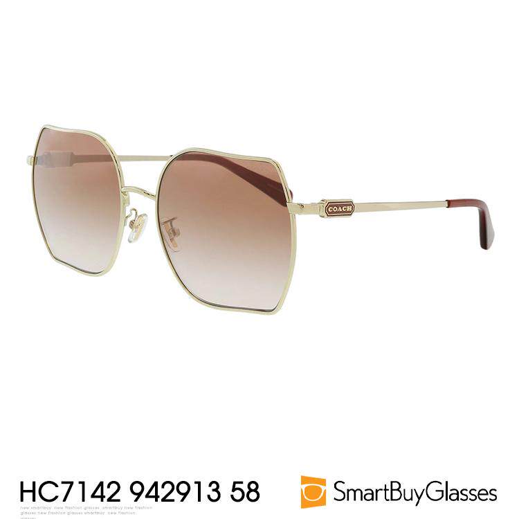 Coach蔻驰太阳镜女士优雅大框遮阳墨镜 HC7142