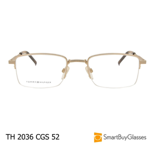 半框金属眼镜架男女商务超轻眼镜框 2036 Hilfiger Tommy