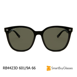 rayban雷朋墨镜复古方框男女时尚黑框太阳眼镜 RB4423D P
