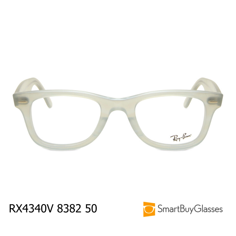 rayban雷朋眼镜透明方框眼镜架男女时尚轻便板材光学镜框 RX4340V