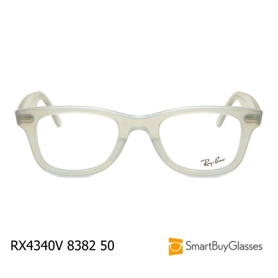 雷朋透明方框板材轻便光学镜架