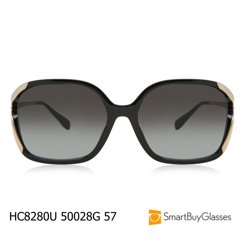 coach墨镜方框女时尚大框黑色复古风太阳眼镜HC8280U