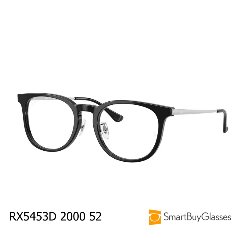 Rayban眼镜雷朋镜架飞行员式有鼻托眼镜框 RX5453D