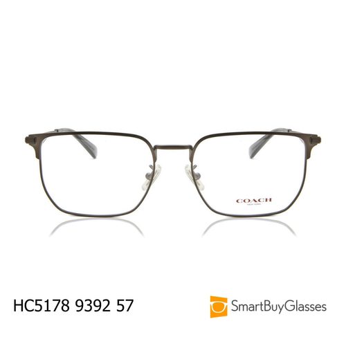 COACH蔻驰方形全框金属眼镜架