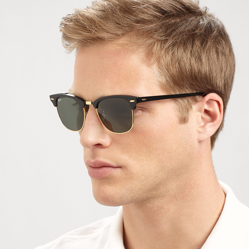 Rayban雷朋/太阳镜 男女情侣款复古半框方框墨镜太阳眼镜 RB3016