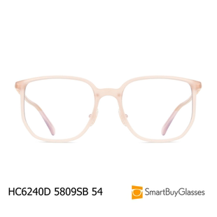 Coach HC6240D 光学眼镜架方框眼镜架男女通用粉色塑料镜框有鼻托