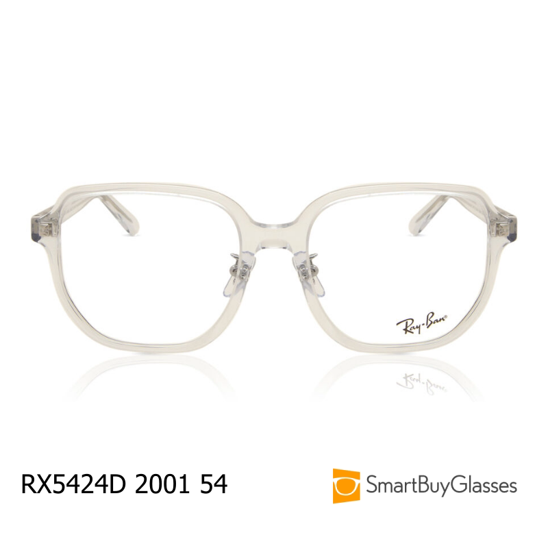 rayban雷朋眼镜透明方框眼镜架男女板材框架镜 RX5424D