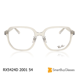 rayban雷朋眼镜透明方框眼镜架男女板材框架镜 RX5424D
