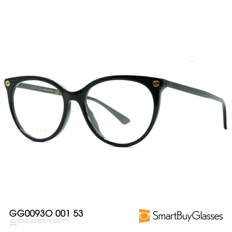 Gucci古驰正品眼镜框女大框猫眼时髦显脸小欧美OL风眼镜框GG0093O
