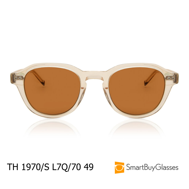 Tommy Hilfiger 复古圆框太阳镜男女时尚透明墨镜 TH 1970/S