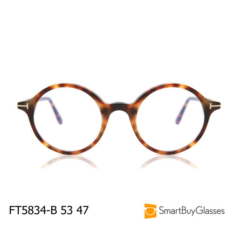 TomFord圆框防蓝光光学眼镜架