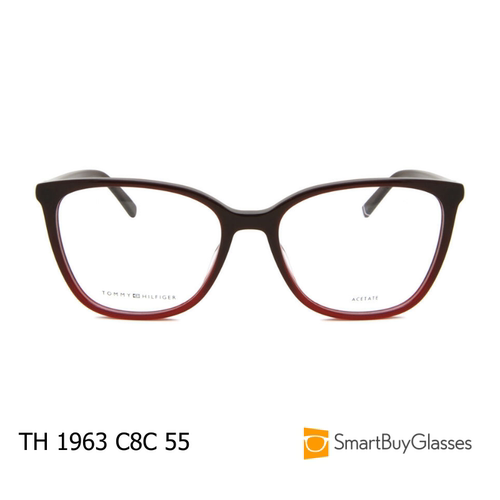 TommyHilfiger玳瑁色猫眼镜架