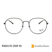 雷朋眼镜rayban椭圆框眼镜架男女中性金属框架光学镜RX6517D