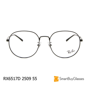 雷朋眼镜rayban椭圆框眼镜架男女中性金属框架光学镜RX6517D