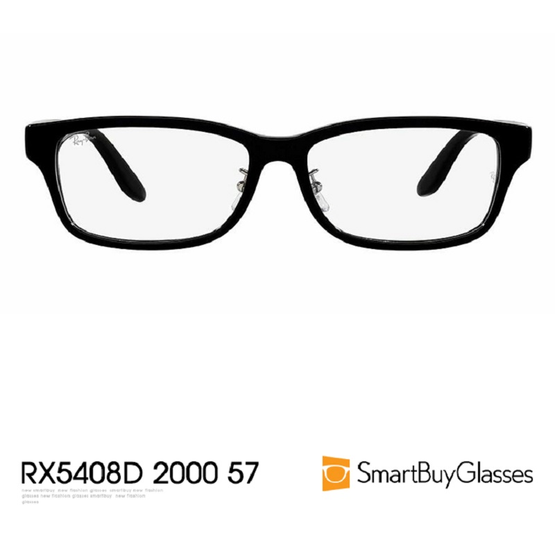 Ray Ban雷朋框架镜 男女亚洲款经典方框镜框 RX5408D