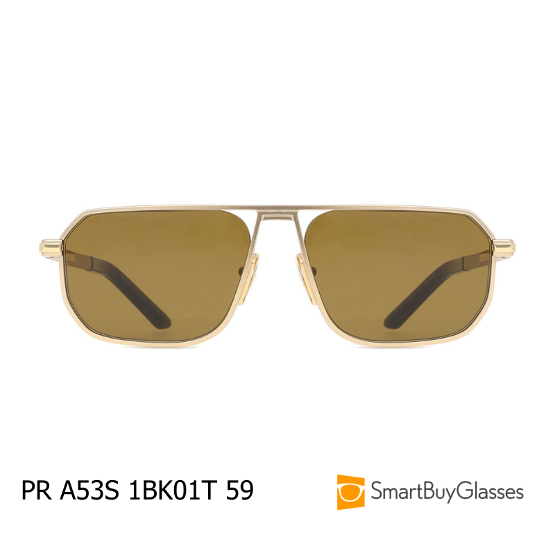 Prada/普拉达 太阳眼镜飞行员防晒男士金属方框墨镜 PR A35S