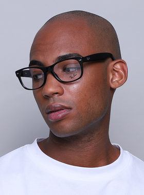 Rayban雷朋框架眼镜男女简约商务黑框职场通勤框架镜 RX5184