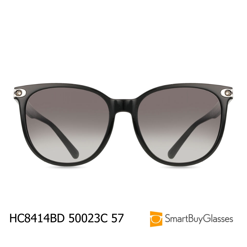 coach墨镜蔻驰大框女士黑色渐变有鼻托太阳眼镜 HC8414BD
