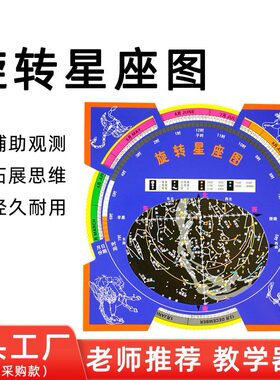 高清版旋转星图星盘天文爱好者观星助手天文观测活动星座图星空图