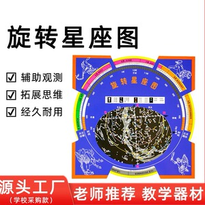 高清版旋转星图星盘天文爱好者观星助手天文观测活动星座图星空图