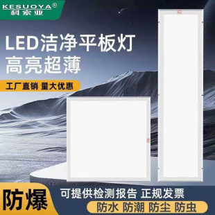LED洁净灯300x1200平板灯30x90无尘车间手术室超薄防水防爆净化灯