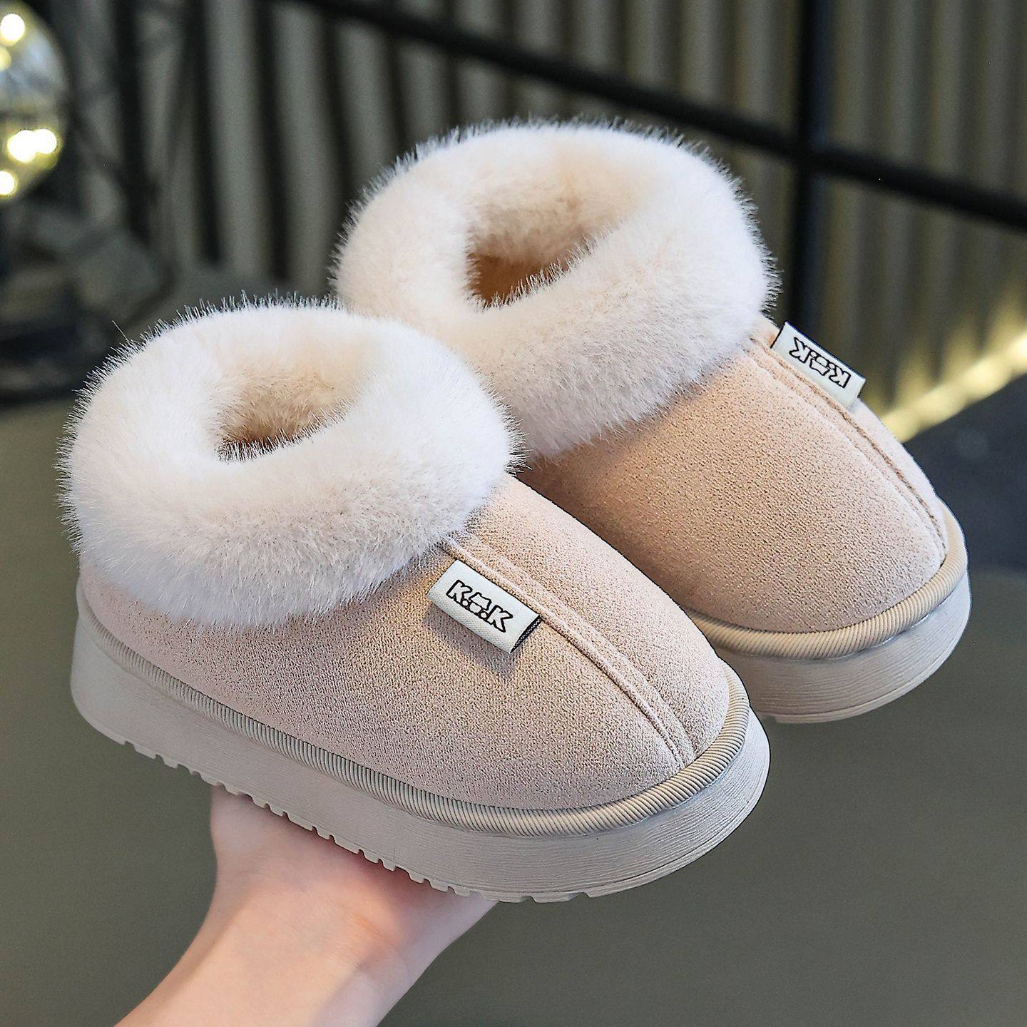 儿童棉拖鞋小中大男女童冬季雪地靴室内居家防滑亲子棉鞋学生拖鞋,童鞋/婴儿鞋/亲子鞋,儿童棉拖鞋,淘宝优惠券,粉丝福利购,淘宝优惠卷